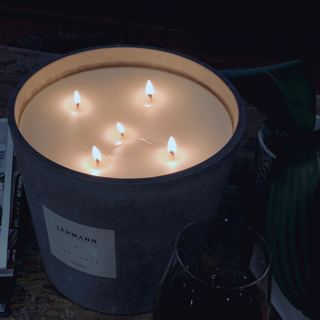 Colossal Concrete Candle |  150 oz | 1000+ Hour Burn Time